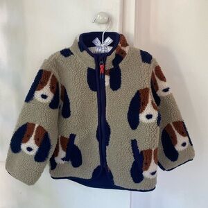 Mini Boden Dog Fleece Coat